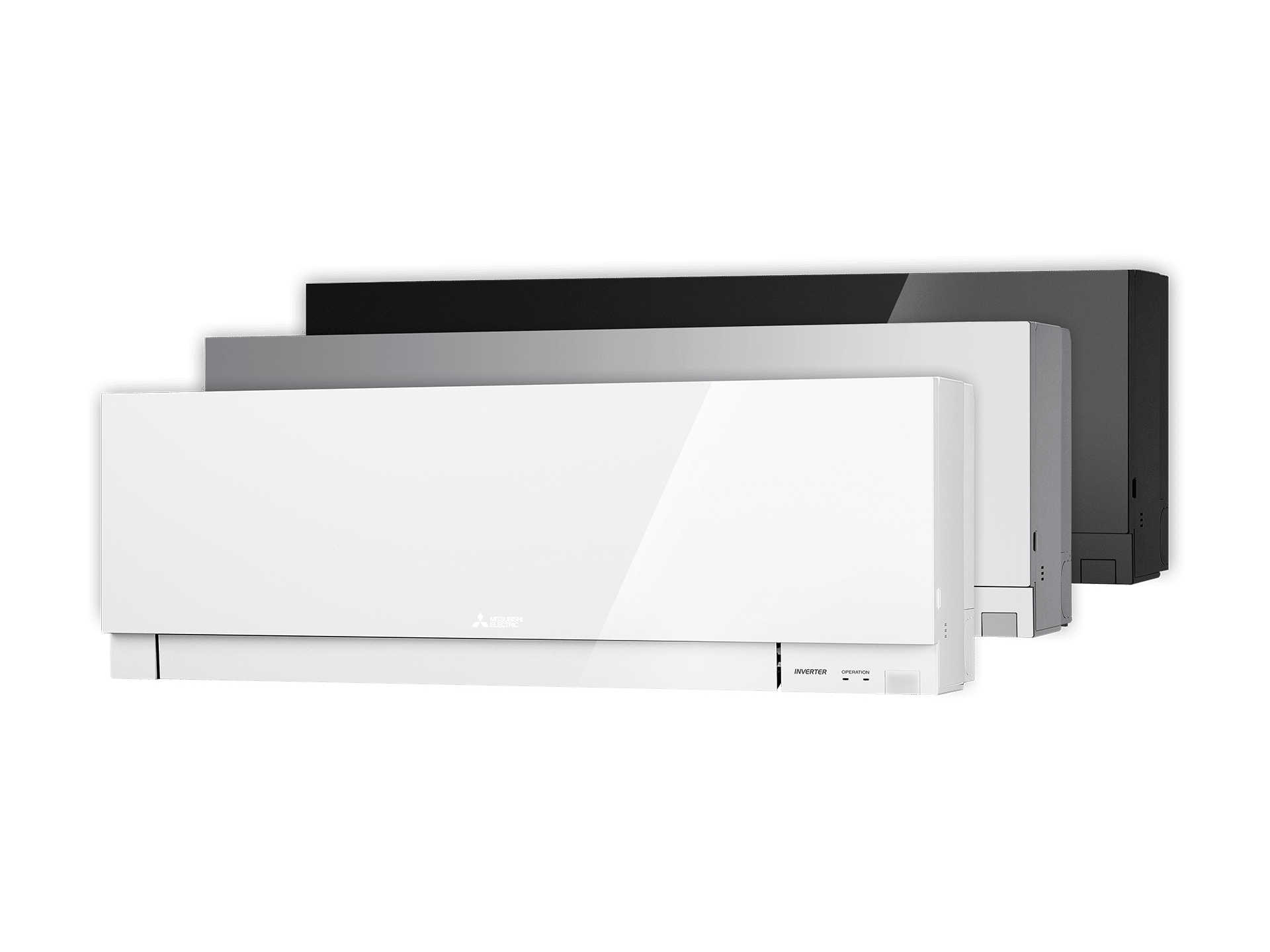 Mitsubishi Electric MSZ-EF Design wit zilver zwart